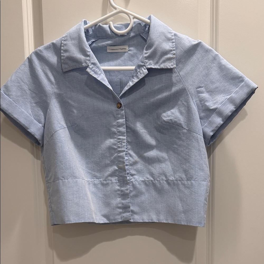 Light Blue Kids Shirt